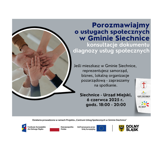 Konsultacje społeczne - spotkanie 